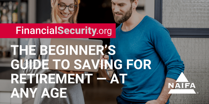 Retirement saving age start