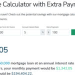 Mortgage loan calculate principal period